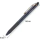 Ручка шариковая автомат. Deli EQ88-BL,син,игол.нак,0,7мм,пониж.вязк,2цв .сс