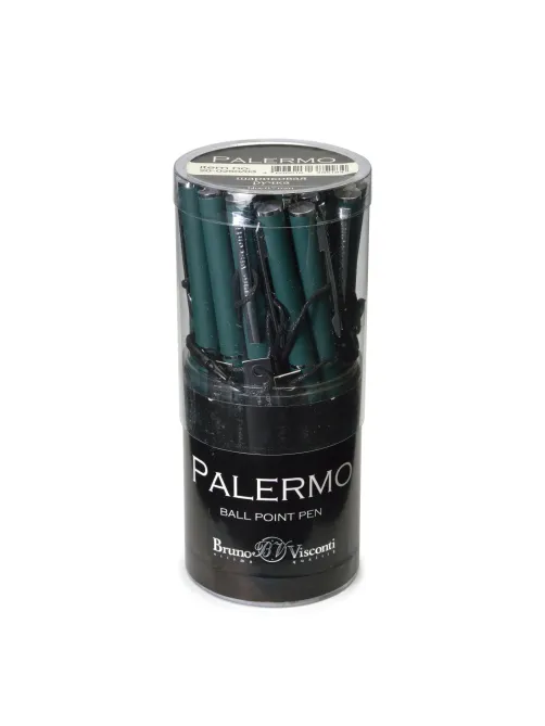 Ручка шариковая автомат. PALERMO зел.мет.корп,0,7мм синяя 20-0250/03