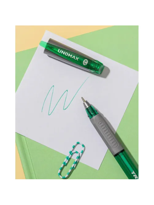 Ручка шариковая неавтомат. Unomax/Unimax TrioDCGPtinted зел,масл,манж