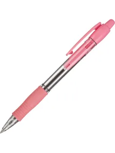 Ручка шариковая автомат. BPGP-10R-F P SUPER GRIP син,масл,манж,роз.к