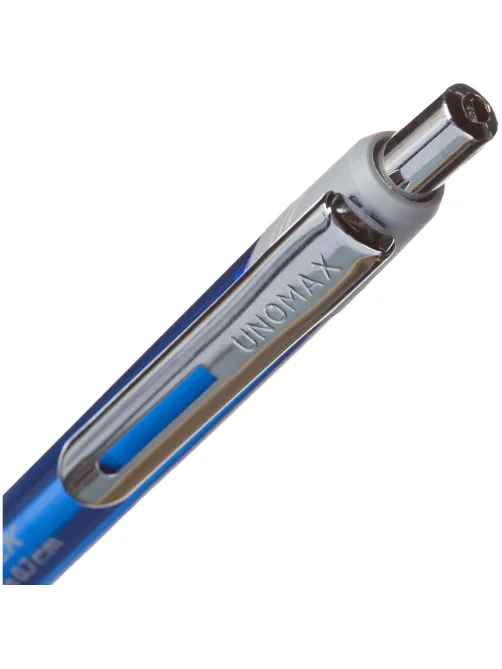 Ручка шариковая автомат. Unomax/Unimax TOP TEK FUSION,масл,син, асс