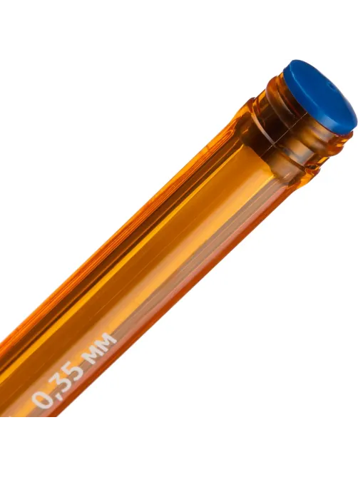 Ручка шариковая неавтомат. Attache Sun stick,масл,син,0,35мм,оранж,Россия