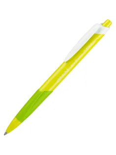 Ручка шариковая автомат. Attache Sun Flower,зел корп,син,масл,манж