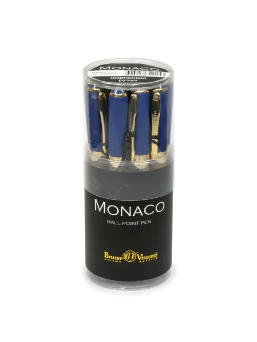 Ручка шариковая неавтомат. MONACO т-син.корп,0,5,син,манж20-0125/07
