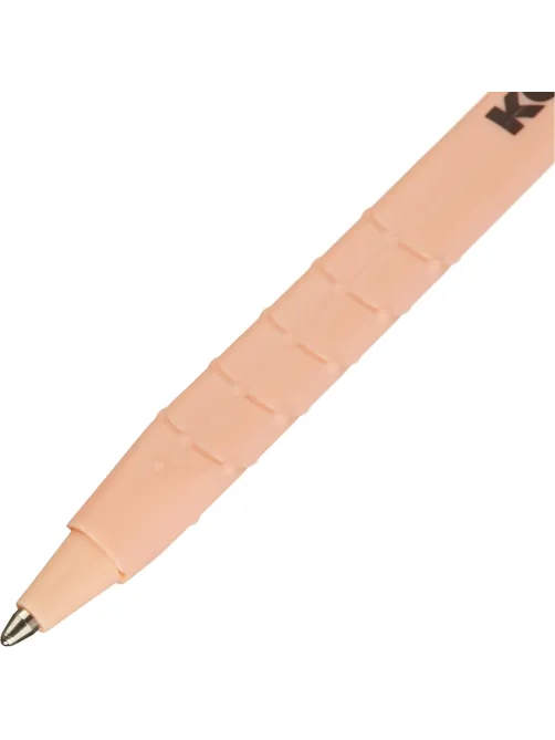 Ручка шариковая неавтомат. KORES Pastel K0R-M,син,масл,асс. 37086