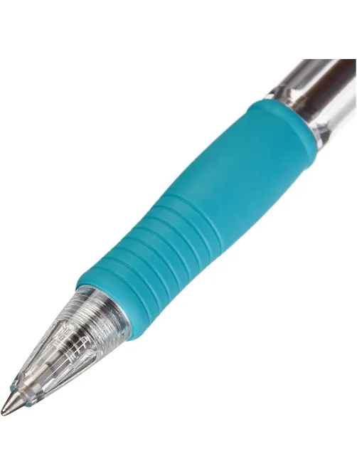 Ручка шариковая автомат. BPGP-10R-F SL SUPER GRIPсин,масл,манж,0,22мм