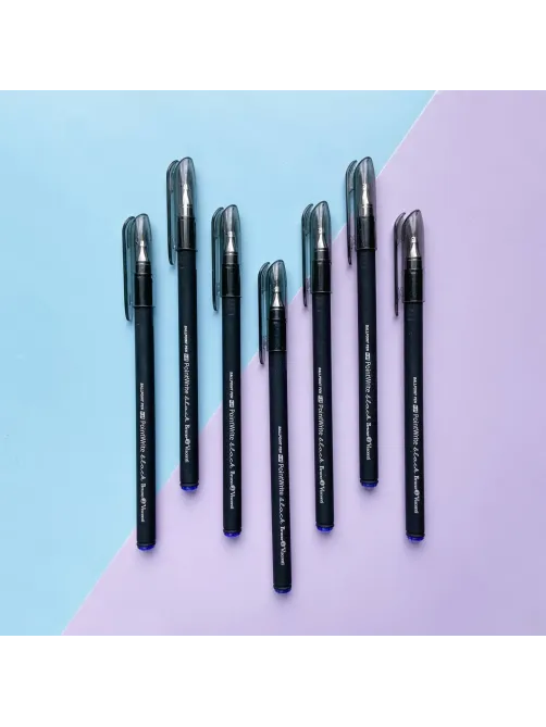 Ручка шариковая неавтомат. BV PointWrite Black 0,38мм синяя 20-0265