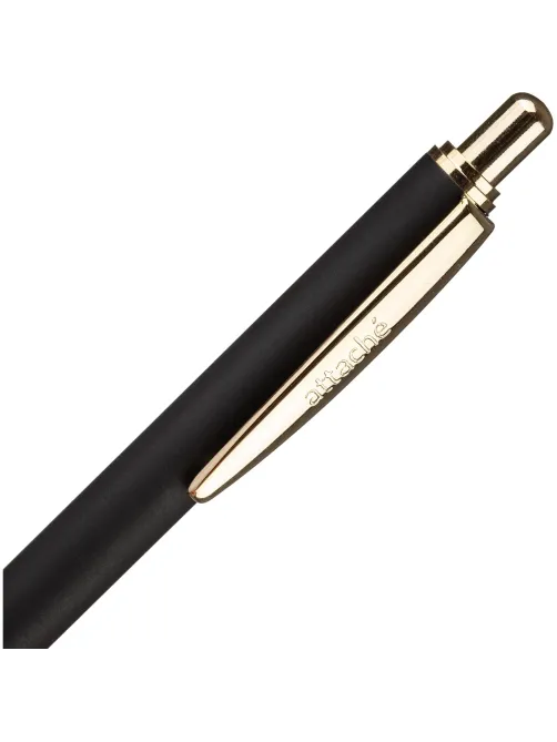 Ручка шариковая автомат. Attache G08BL метал.корп,черн GT, манж