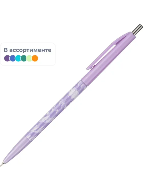 Ручка шариковая автомат. M&G Lavender0,38,масл,син,ассABP861712238GKC