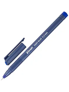 Ручка шариковая неавтомат. Комус Deep Blue, д.ш.0,5мм, лин.0,3мм,син