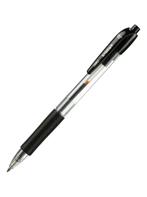 Ручка шариковая автомат. Deli Every, EQ60-BK,черн,пул нак.0,7мм