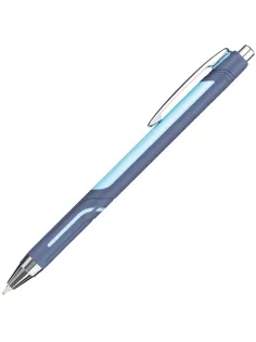 Ручка шариковая автомат. Комус Ultra Tech,д.ш.0,5мм,лин.0,3мм,син,сер-г.кор
