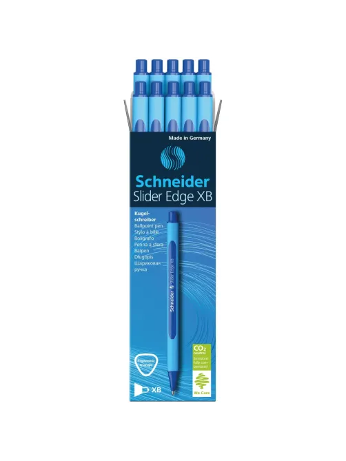 Ручка шариковая неавтомат. SCHNEIDER Slider Edge XB масл,синяя 152203