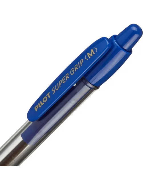 Ручка шариковая автомат. PILOT BPGP-10R-M-L резин.манжет.син 0,25мм