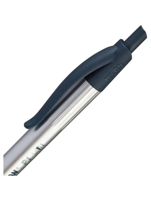Ручка шариковая автомат. MILAN Silver,1,0мм,син,масл,в асс,1765779120