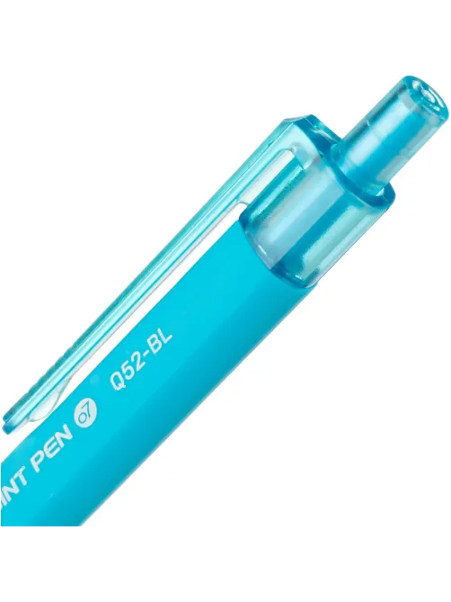 Ручка шариковая автомат. Deli EQ52-BL,гибр.нак 0,7,син.черн,в асс