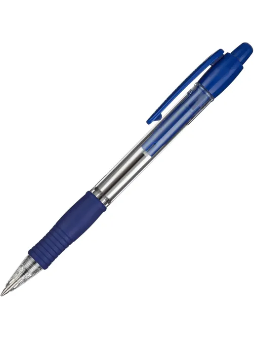 Ручка шариковая автомат. PILOT BPGP-10R-F рез.манж.син 0,22мм Япония