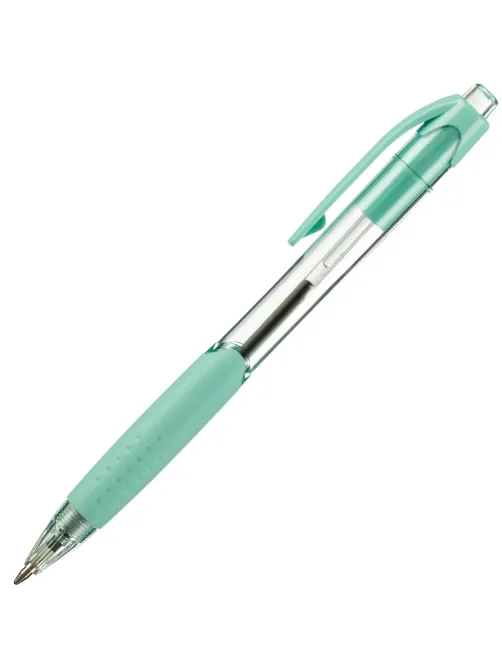 Ручка шариковая автомат. Deli Every,EQ41-BL,син,пул нак.0,7мм,4 цв.корп,асс