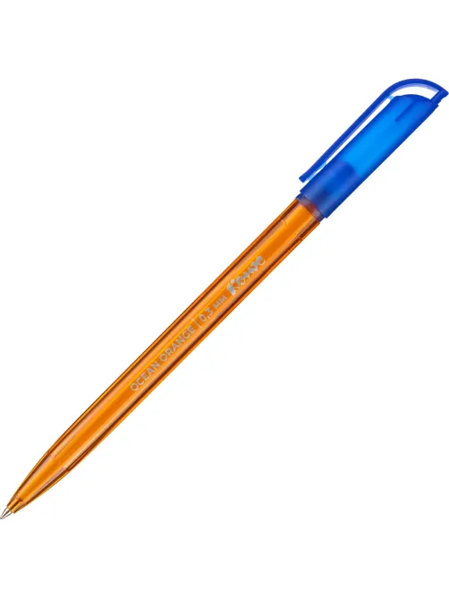 Ручка шариковая неавтомат. Комус Ocean Orange,масл,син,0,3мм,орнж.к,Россия