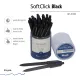 Ручка шариковая автомат. SoftClick.Black 0.7мм синяя 20-0102