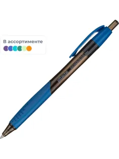 Ручка шариковая автомат. Attache Selection Genious,син,корп.асс,манж