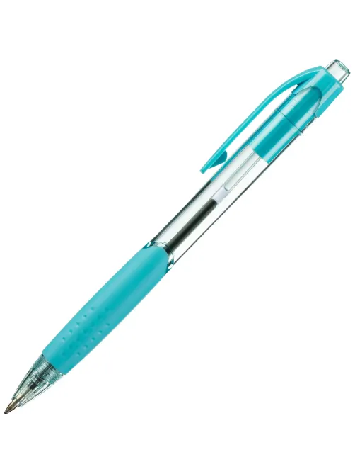 Ручка шариковая автомат. Deli Every,EQ41-BL,син,пул нак.0,7мм,4 цв.корп,асс