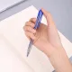 Ручка шариковая автомат. Deli Arrow д.ш.0,7мм лин 0,35мм син EQ01330