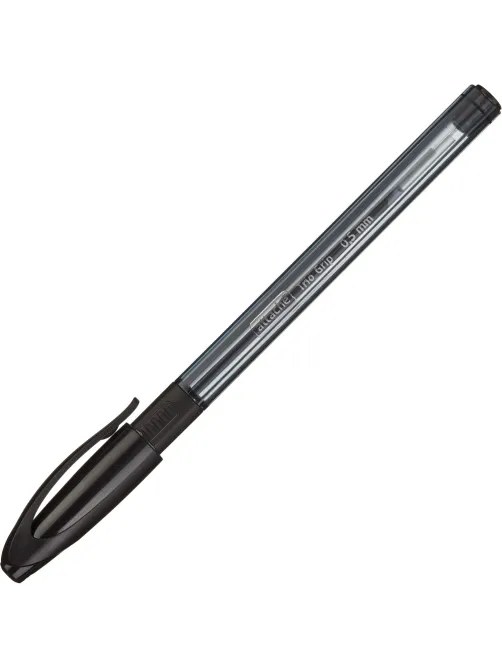 Ручка шариковая неавтомат. Attache Glide TrioGrip 0,5мм,чер,масл,манж