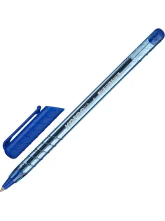 Ручка шариковая неавтомат. KORES К1 F(0,7мм) треуг.корп, син.ст.39511
