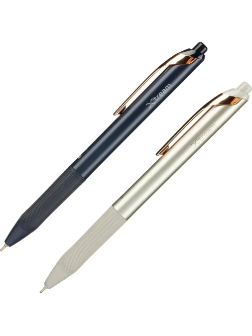 Ручка шариковая автомат. Deli EQ88-BL,син,игол.нак,0,7мм,пониж.вязк,2цв .сс