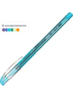 Ручка шариковая неавтомат. Attache Flicker син,масл,манж,асс