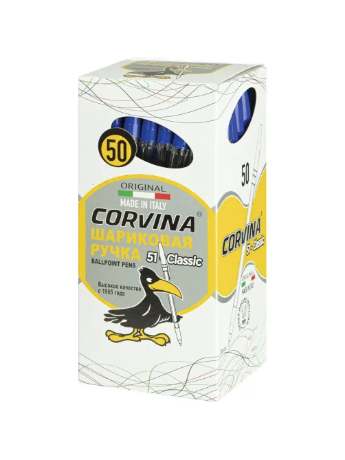 Ручка шариковая неавтомат. CORVINA 51 Classic синий 1,0мм Ит алия