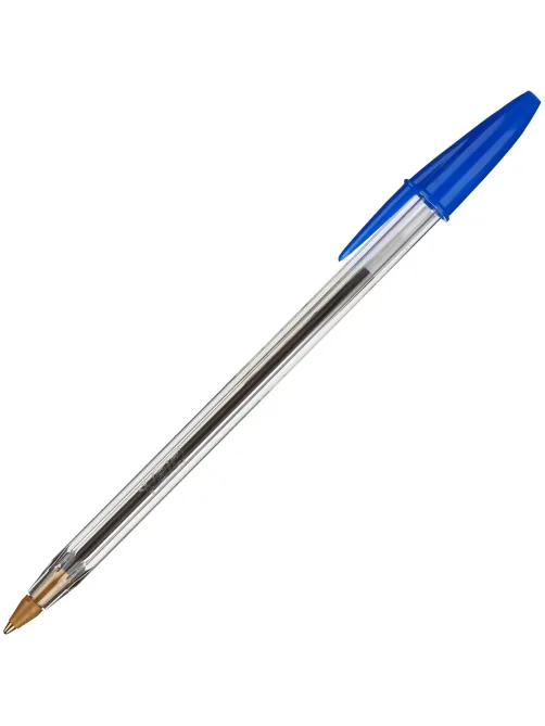 Ручка шариковая неавтомат. BIC Cristal синий  0,32 мм Франция