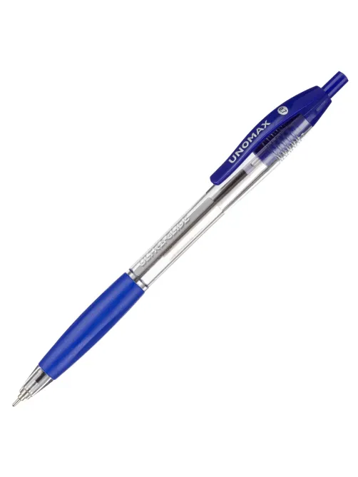 Ручка шариковая автомат. Unomax UltraGlideRT0,3мм,шар0,7,син,масл,ман