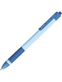 Ручка шариковая автомат. Комус Blue Sky, д.ш. 0,5 мм, гол.корп, манж, синяя