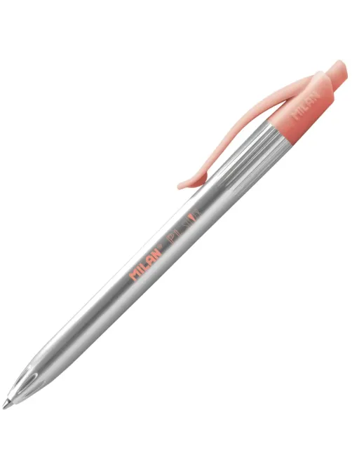 Ручка шариковая автомат. MILAN Silver,1,0мм,син,масл,в асс,1765779120