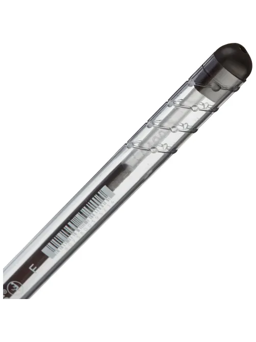 Ручка шариковая неавтомат. KORES К1 F(0,7мм)треуг.корп,черн.ст. 39521
