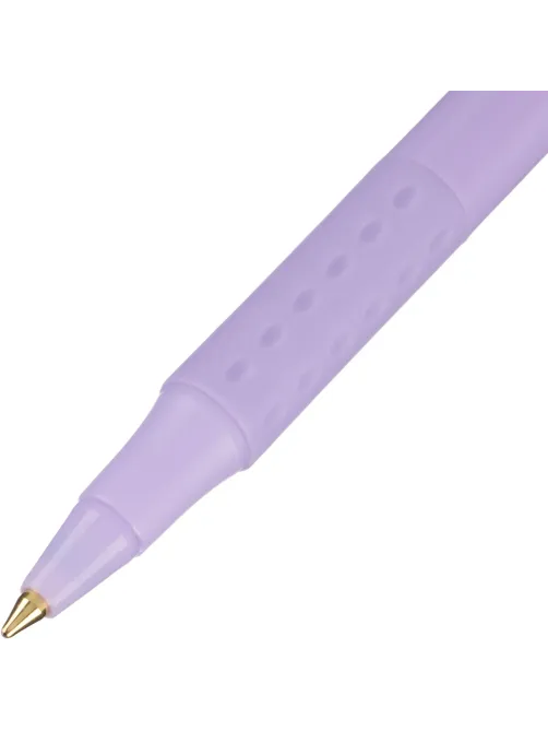 Ручка шариковая неавтомат. Deli EQ31,пул.нак0,7,круг,мягк.грип,син,в асс
