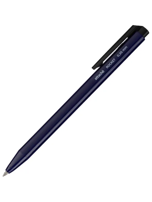 Ручка шариковая автоматическая Attache Rocket, д.ш. 0,5 мм, синяя
