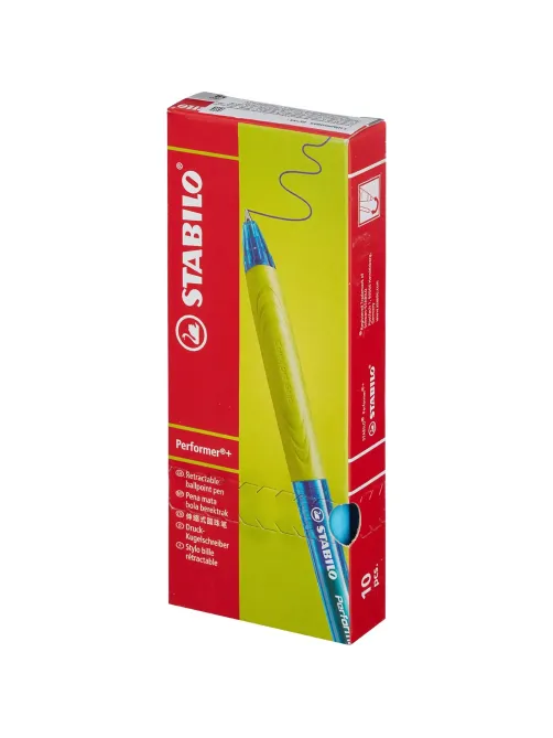 Ручка шариковая автомат. STABILO Performer+ 0,35,син,масл,манж328/3-4