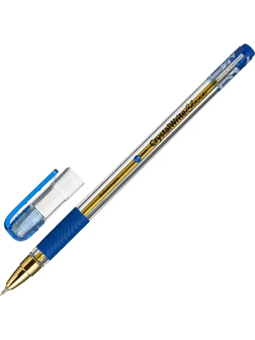 Ручка шариковая BrunoVisconti неавтомат. CRYSTALWRITE, син,038мм,20-0404/01