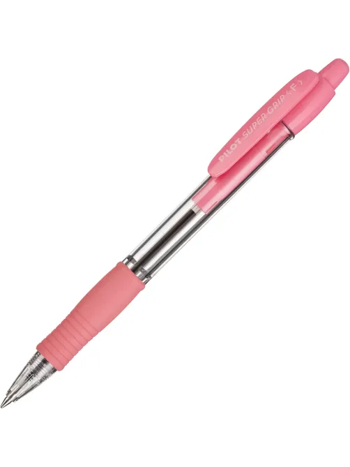 Ручка шариковая автомат. BPGP-10R-F P SUPER GRIP син,масл,манж,роз.к