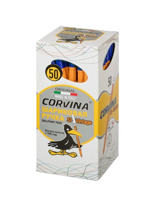 Ручка шариковая неавтомат. CORVINA 51 Vintage синий,масл,1,0мм Италия