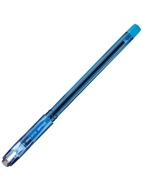 Ручка шариковая Комус Blue Rain, д.ш. 0,7 мм, гол.корп, манж., синяя