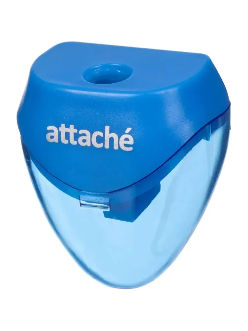 Точилка Attache, 1 отверстие, с контейнером, в ассорт