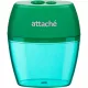 Точилка Attache, 2 отверстие, с контейнером, в ассорт