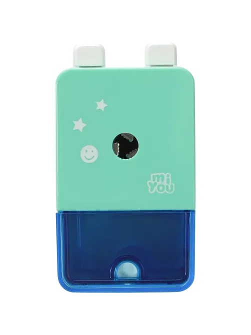 Точилка механическая Deli E0739 MiYou, 1 отв.,пластик,без струбцины ассорти