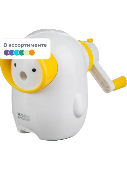 Точилка для карандашей M&G Aquanaut 1 отверстие, с контейнером, в ассорт