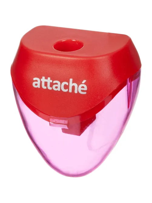 Точилка Attache, 1 отверстие, с контейнером, в ассорт