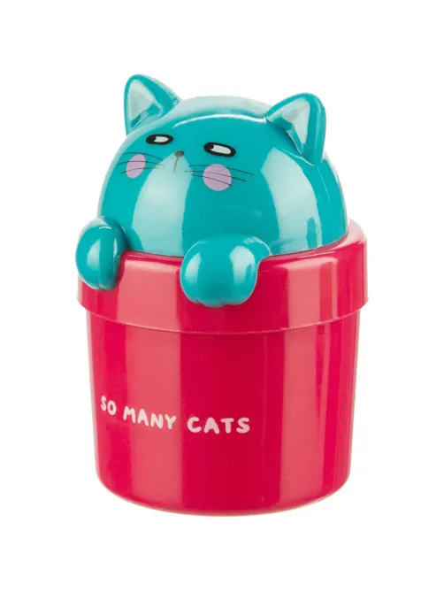 Точилка M&G So Many Cats, 1 отверстие, с контейнером, в ассорт, для детей